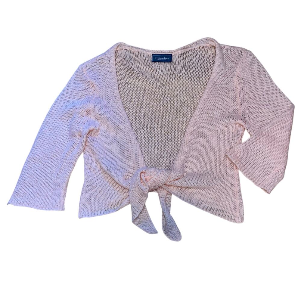 Wooden Ships Cardigan Mohair Wool Ballet Tie Front